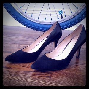 Cole Haan Leather and Suede Pumps